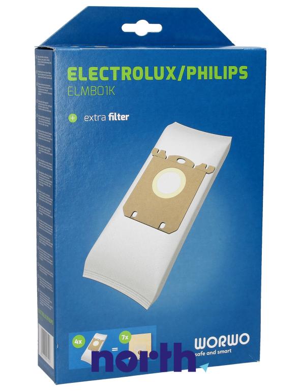 Worki + filtr fizelinowy do odkurzacza Electrolux ELMB01K,2
