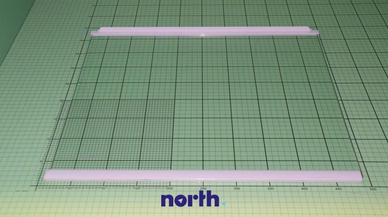 Półka szklana nad pojemnikiem na warzywa 47.5x42x0.4 do lodówki Amica 1033145,0