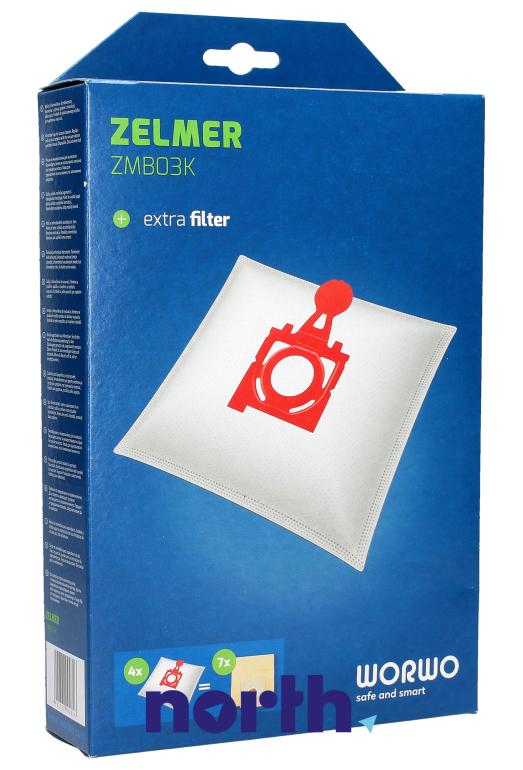 Worki do odkurzacza Zelmer ZMB03K,1