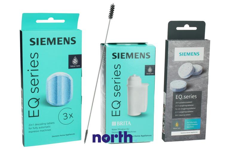 Filtr wody + tabletki czyszczące + odkamieniacz do ekspresu do kawy BOSCH/SIEMENS 00312106,2