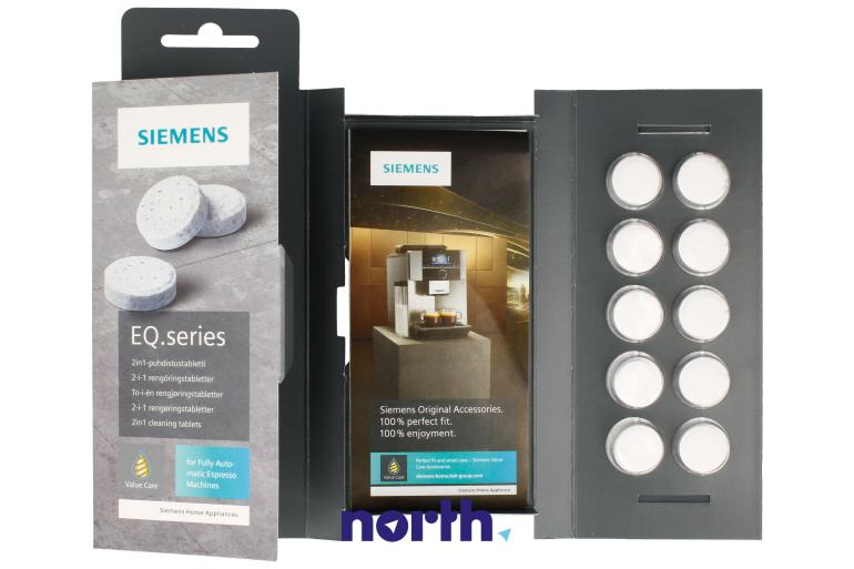 Filtr wody + tabletki czyszczące + odkamieniacz do ekspresu do kawy BOSCH/SIEMENS 00312106,3