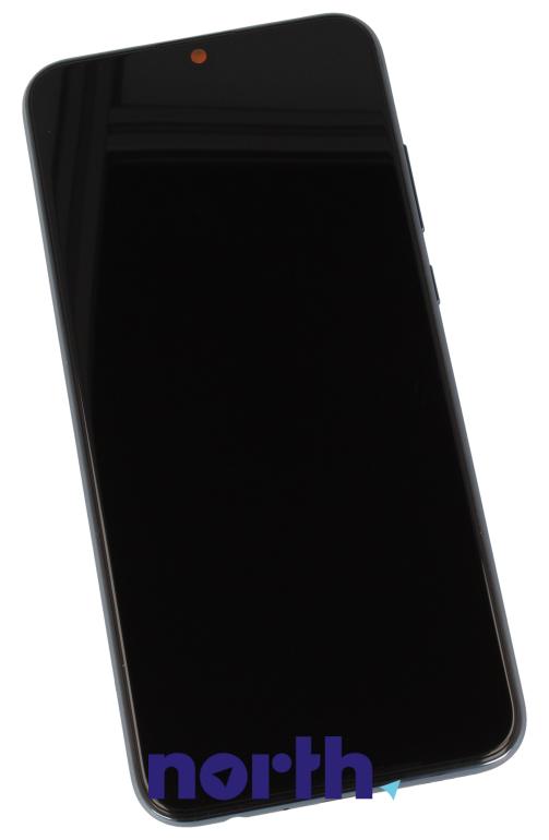 Wyświetlacz LCD z obudową i baterią do smartfona Huawei 02352QMT,0