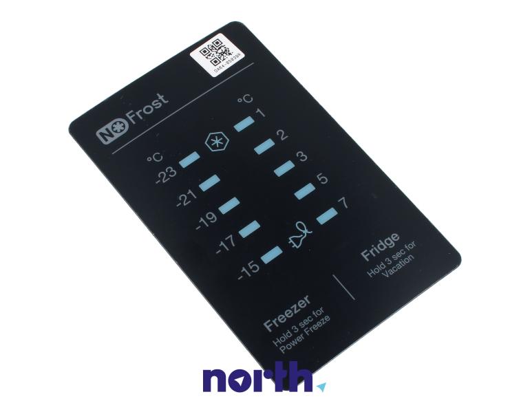 Naklejka panelu sterowania do lodówki Samsung DA6405039R,0