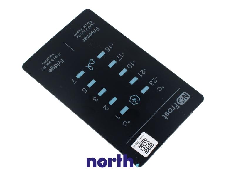 Naklejka panelu sterowania do lodówki Samsung DA6405039R,1