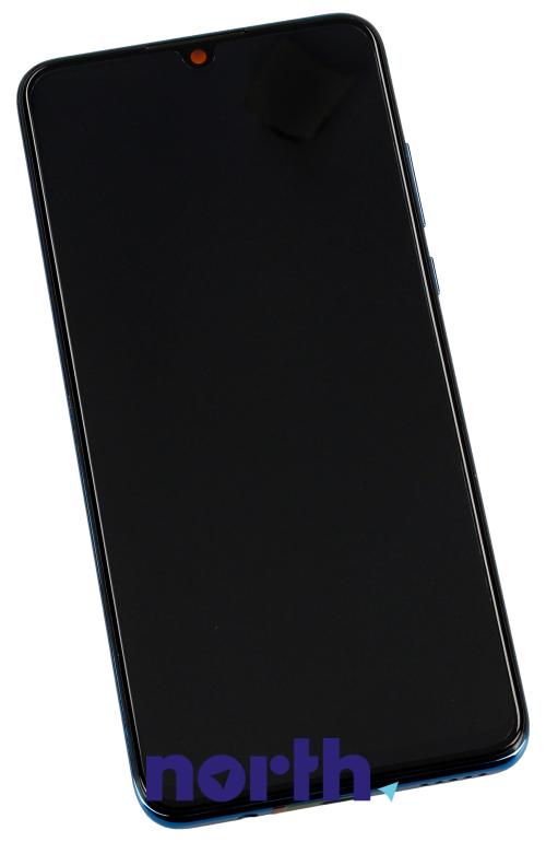 Wyświetlacz LCD z obudową i baterią do smartfona Huawei P30 Lite 02352PJM,0