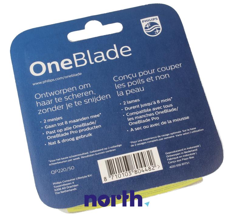 Ostrza OneBlade (2szt.) do golarki Philips QP220/50,1