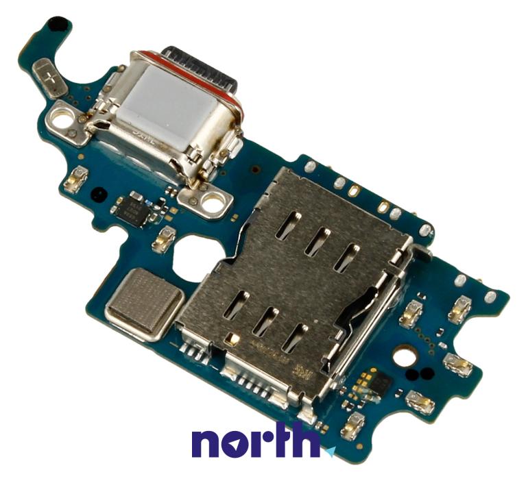 GH9614033A Moduł gniazda ładowania z czytnikiem SIM do SM-G991 Galaxy S21 5G SAMSUNG,1