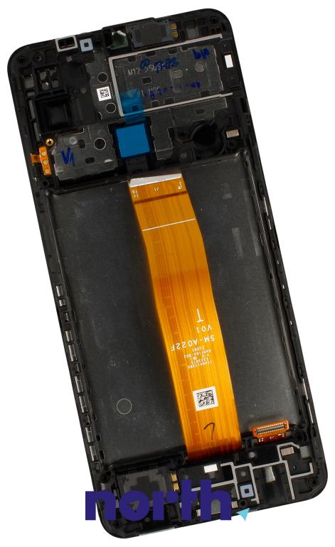 Wyświetlacz LCD w obudowie do smartfona Samsung Galaxy M12 SM-M127F GH8225043A,1