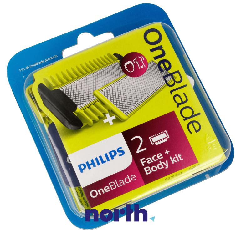 Ostrza OneBlade face+body do golarki (2 szt.) Philips QP62050,0