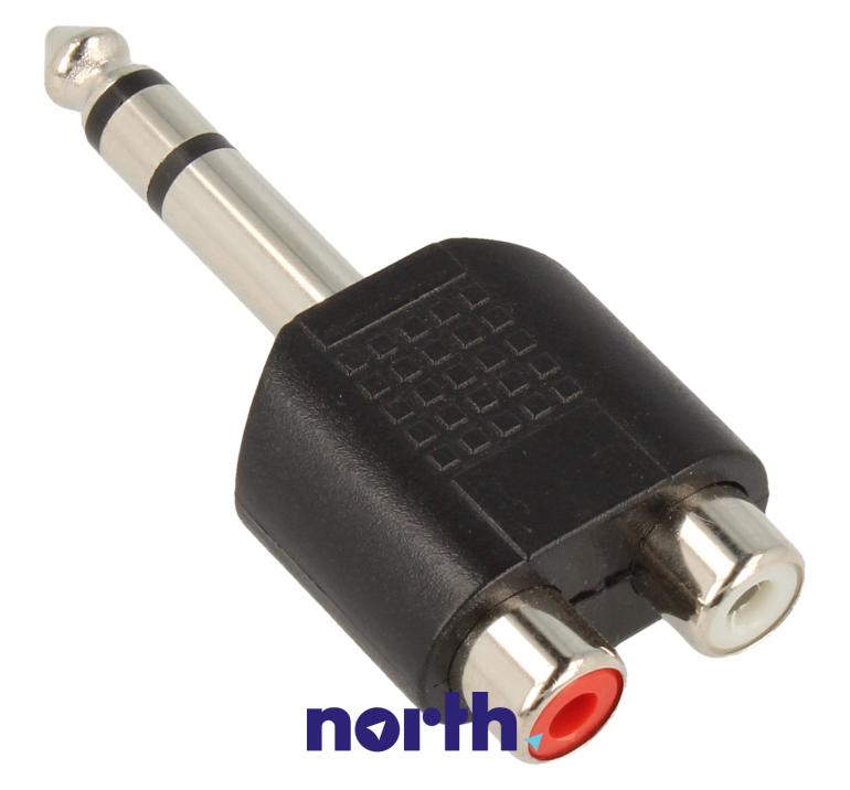 Adapter Jack 6,3mm stereo - CINCH,0