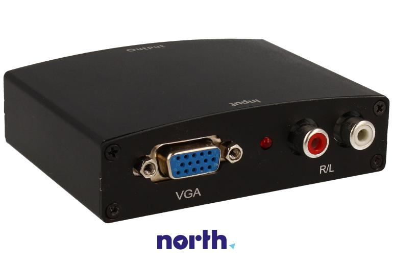 Konwerter VGA/CINCH na HDMI,1