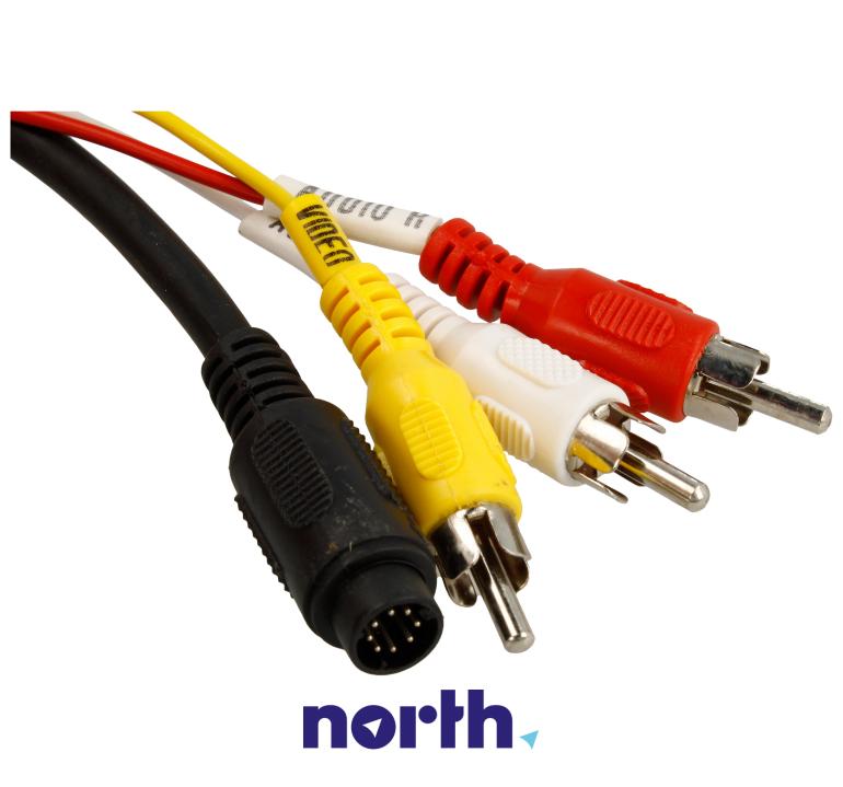 Kabel DIN 8 pin - CINCH x3 2m,2