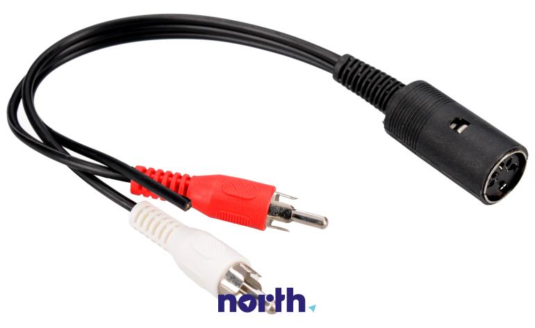 Kabel DIN 5 pin - CINCH x2 0.2m,0