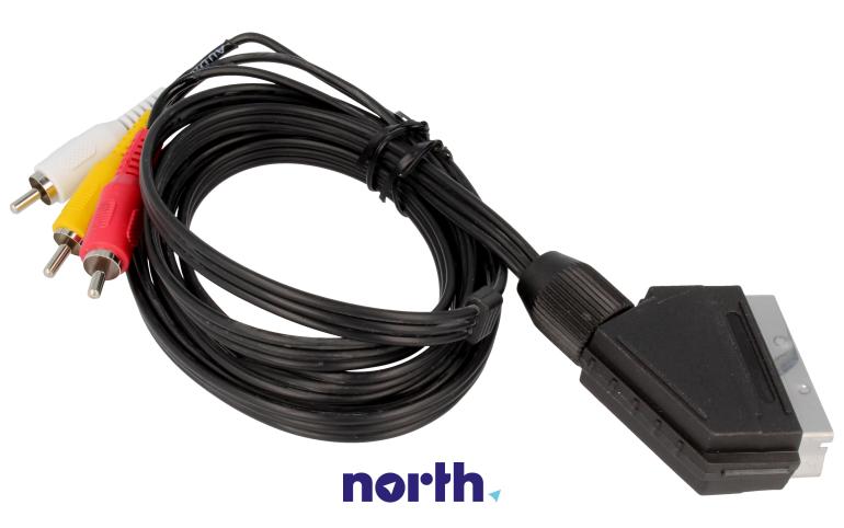 Kabel SCART - CINCH x3 2m,0