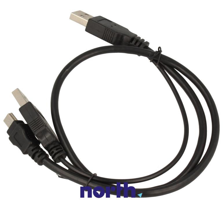 Kabel USB A 2.0 - USB B 2.0 mini 0.6m,1