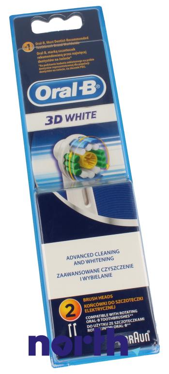 Końcówki Oral-B 3D White do szczoteczki do zębów Oral-B EB182  64708759,0