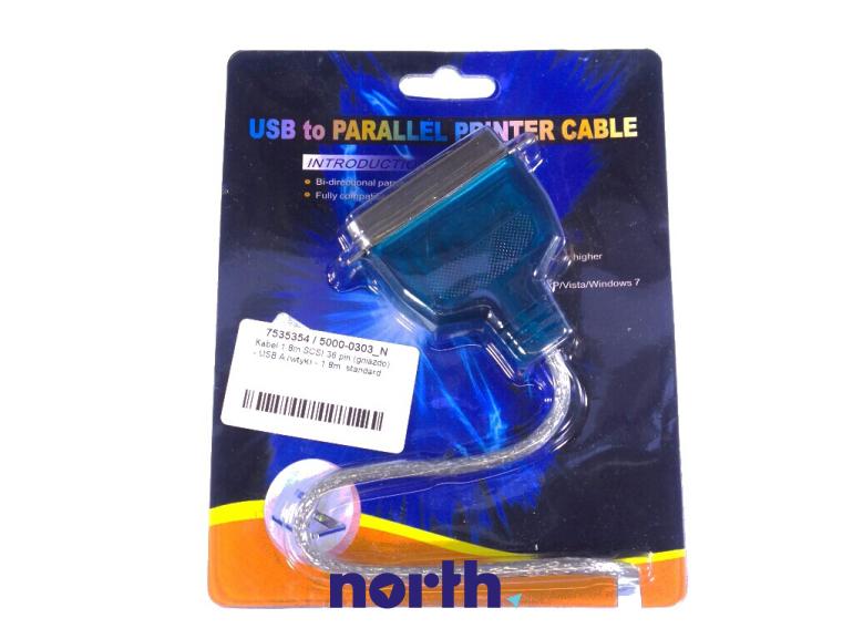 Kabel LPT 36pin - USB A,0