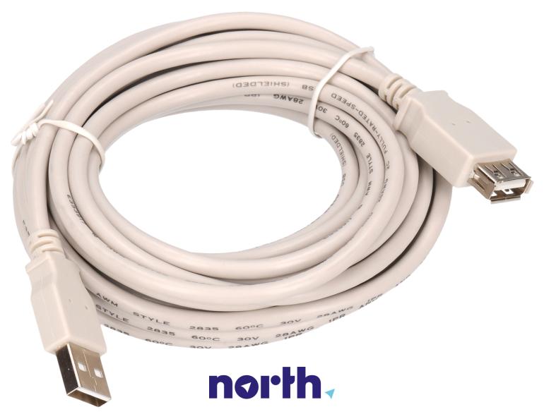 Kabel USB A 2.0 - USB A 2.0 5m,0