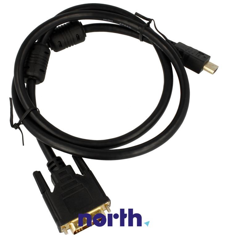 Kabel połączeniowy HDMI - DVI 1m,0