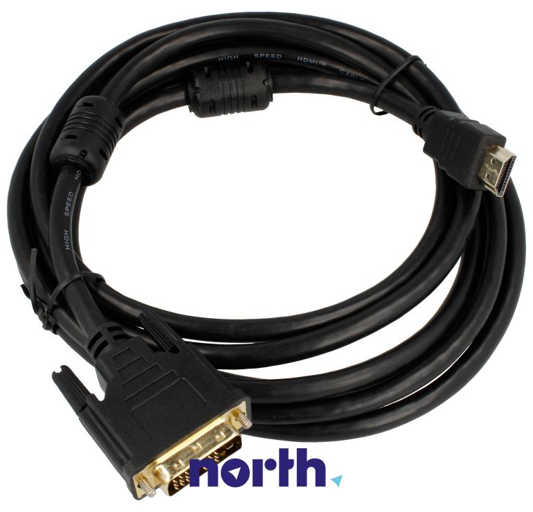 Kabel połączeniowy HDMI - DVI 3m,0