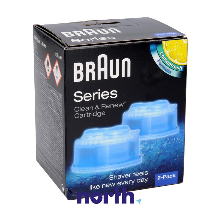 Wkłady czyszczące CCR2 Series Clean & Renew (2szt.) do golarki Braun 65331707,0