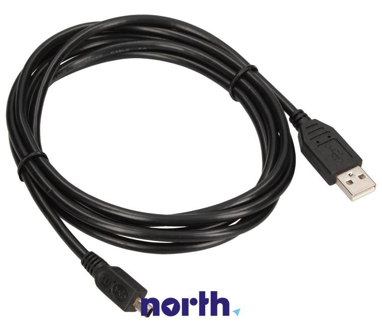 Kabel USB A 2.0 - USB B 2.0 2m,0