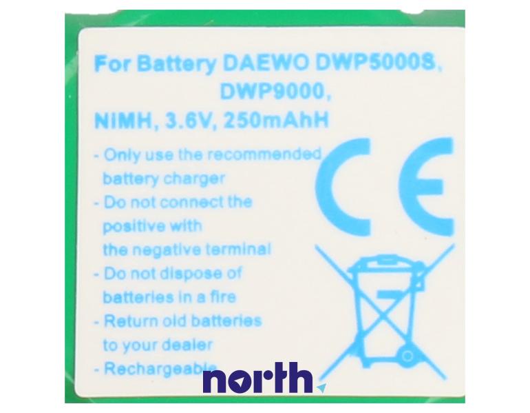 Akumulator do telefonu bezprzewodowego Daewoo CPAA36037,2