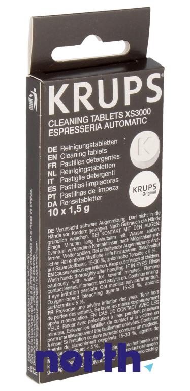 Tabletki czyszczące Krups XS3000 (10 szt.) do ekspresu do kawy,0