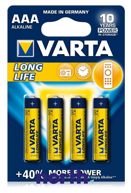 Bateria alkaliczna AAA VARTA (4szt.),0