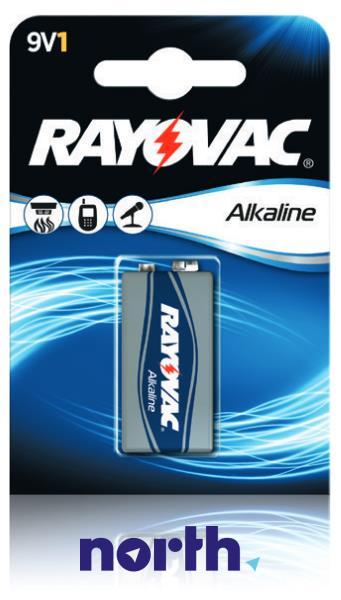 Bateria alkaliczna 9V Rayovac (10szt.),0