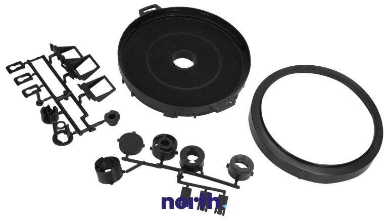 Filtr węglowy okrągły 663154 do okapu 198mm  Hisense/Gorenje, Hisense,1