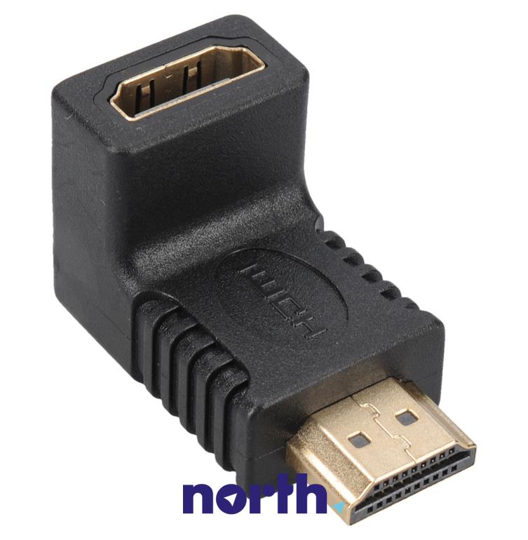 Adapter kątowy HDMI wtyk na gniazdo,0