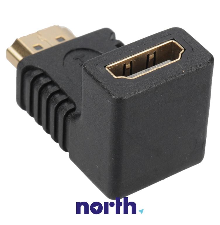 Adapter kątowy HDMI wtyk na gniazdo,1