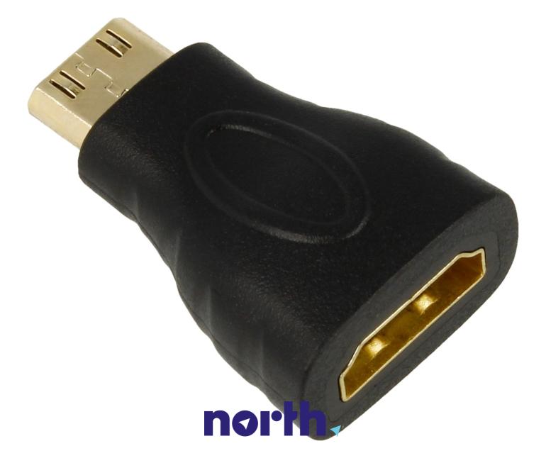 Adapter mini HDMI wtyk na gniazdo HDMI COM,2