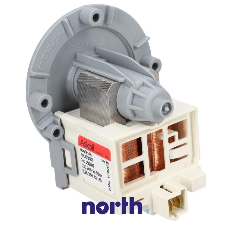 Silnik pompy odpływowej do pralki Samsung WF1702WSV/XET,1