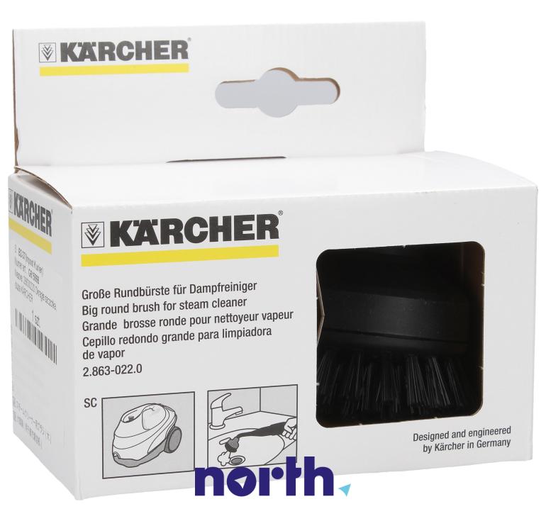 Duża szczotka okrągła do parownicy do Karcher SC 5 Premium Home Line  zestaw z żelazkiem,0