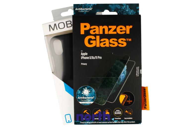 Zestaw etui Gelly Case ze szkłem hartowanym PanzerGlass do smartfona Apple iPhone XS,1