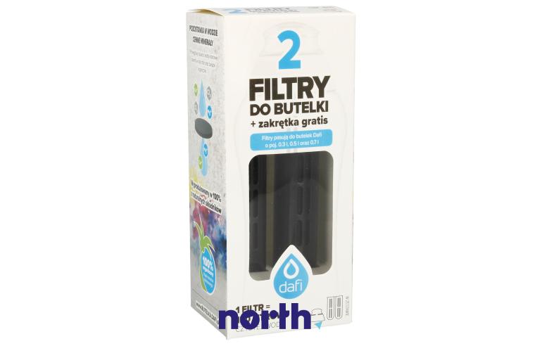 Filtry z nakrętką do butelki filtrującej DAFI + nakrętka czarny,0