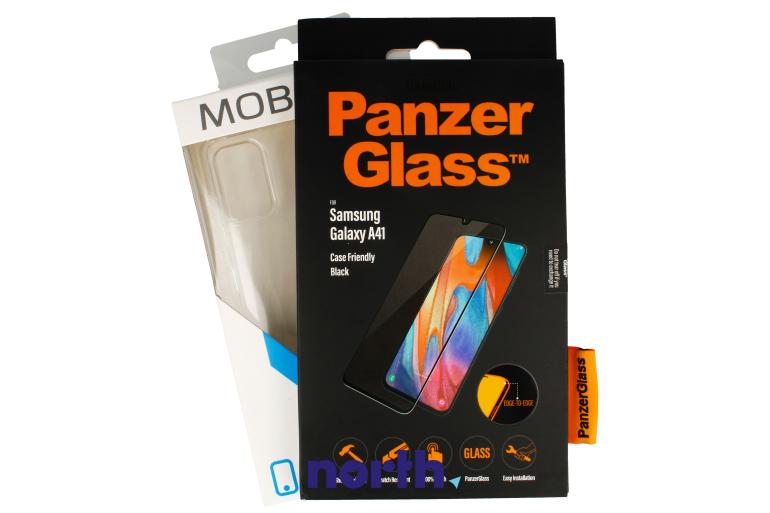 Zestaw etui Gelly Case ze szkłem hartowanym PanzerGlass do smartfona Samsung Galaxy A41,1
