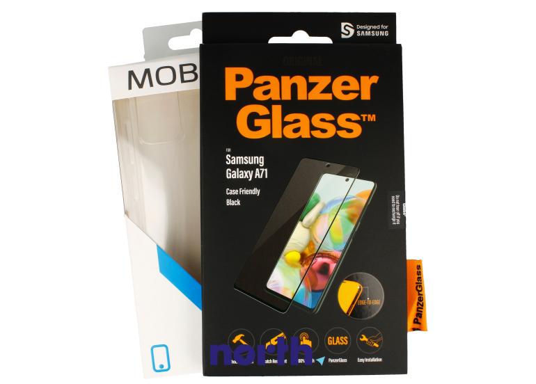 Zestaw etui Gelly Case ze szkłem hartowanym PanzerGlass do smartfona Samsung Galaxy A71,1