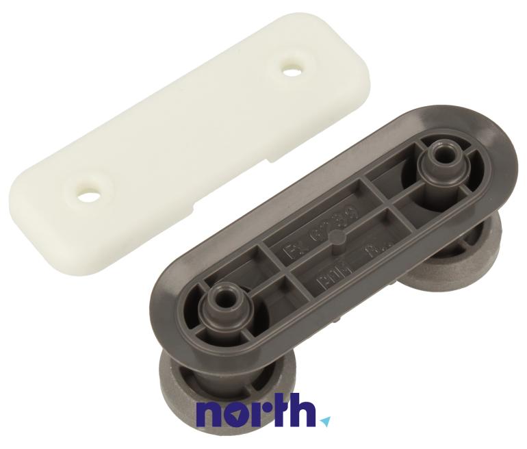 Rolki z uchwytem prowadnicy kosza górnego 1szt. do zmywarki do Hotpoint Ariston LSTF7B019EU,2