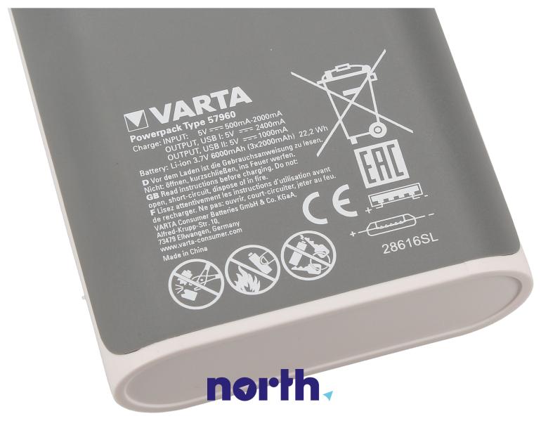 Powerbank 6000mAh do smartfona Varta SM-J500F,2