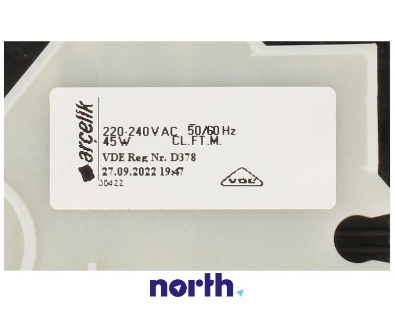 Pompa myjąca z grzałką turbiną do zmywarki Beko DFS26121X,5