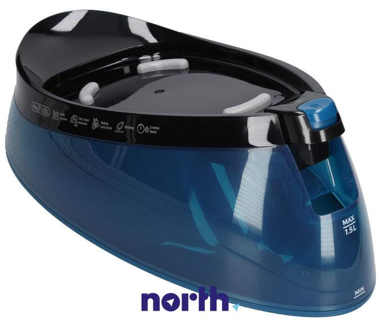 Pojemnik wody stacji z obudową górną do generatora pary Philips GC7833/80,1