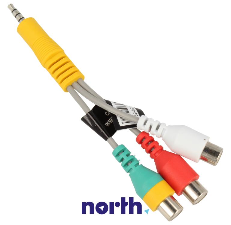 Kabel Jack 3,5mm stereo - CINCH x3 do Samsung UE55K6370SSXXH,0