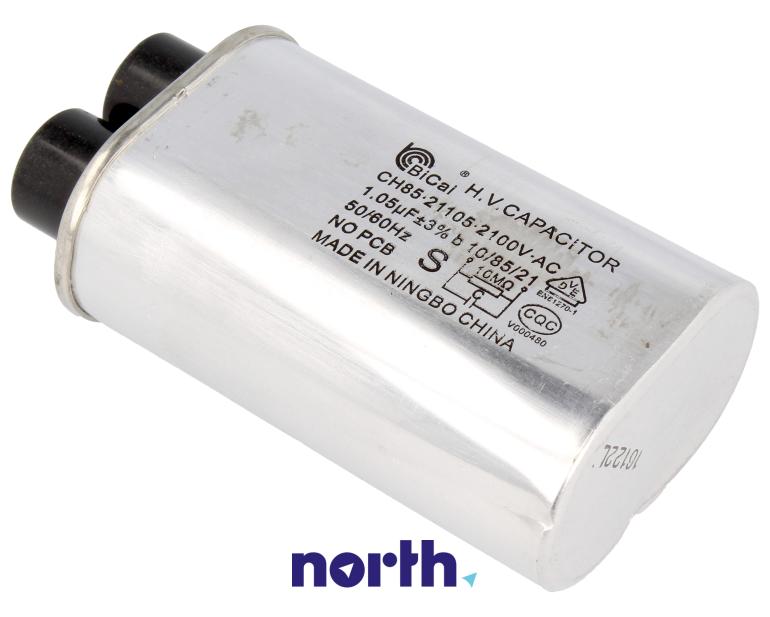 CH85-21105 | 1.05uF | 2100V Kondensator do mikrofali do zabudowy Whirlpool AMW 492 IX,2