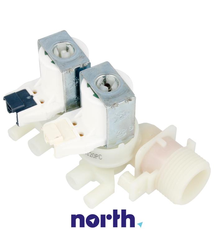 Elektrozawór podwójny do pralki Whirlpool FWDG 861483 WBV PL,2