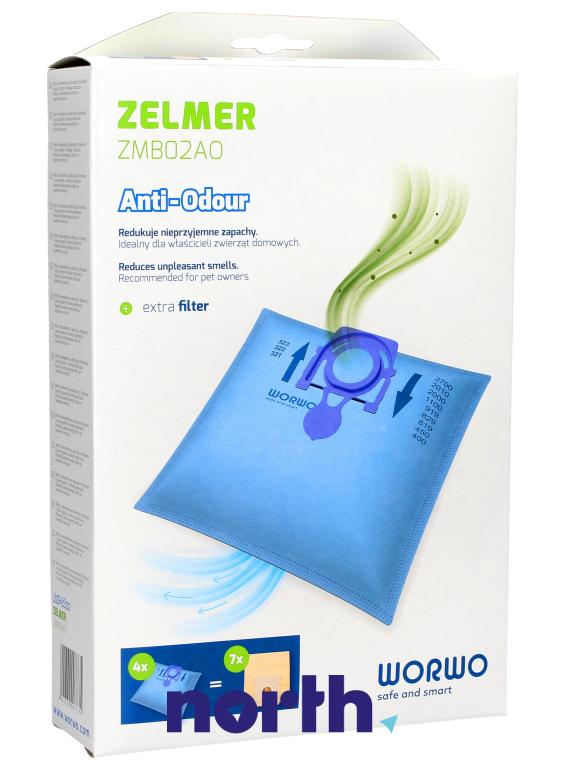 Worki do odkurzacza do Zelmer ZVC340SP/00,0