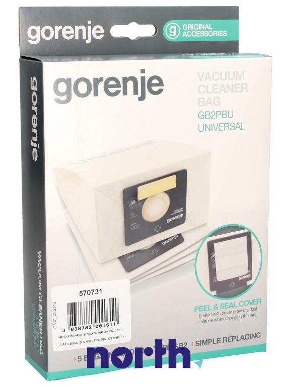 Worki papierowe do odkurzacza do Gorenje VCEA23GPRBU,0