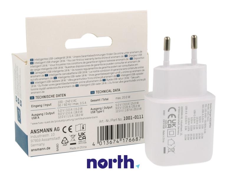 Ładowarka sieciowa USB x2 (bez kabla) do smartfona Samsung S21 Ultra,1